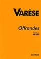 Offrandes-Study Score Study Scores sheet music cover